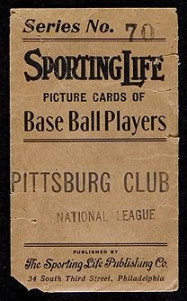 M116 Sporting Life Pittsburg Club